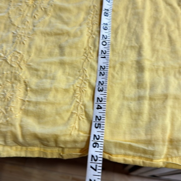 Embroidered tank top sunshine yellow X-Large - Picture 5 of 5